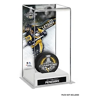 Kris Letang Pittsburgh Penguins 2016 Stanley Cup Champions Logo Deluxe Puck Case