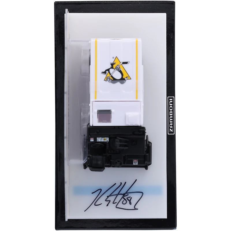 Zamboni moulée sous pression autographiée à l'échelle 1:43 par Kris Letang des Penguins de Pittsburgh