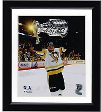 Kris Letang Pittsburgh Penguins Autographed 8" x 10" 2017 Raising Cup Photograph