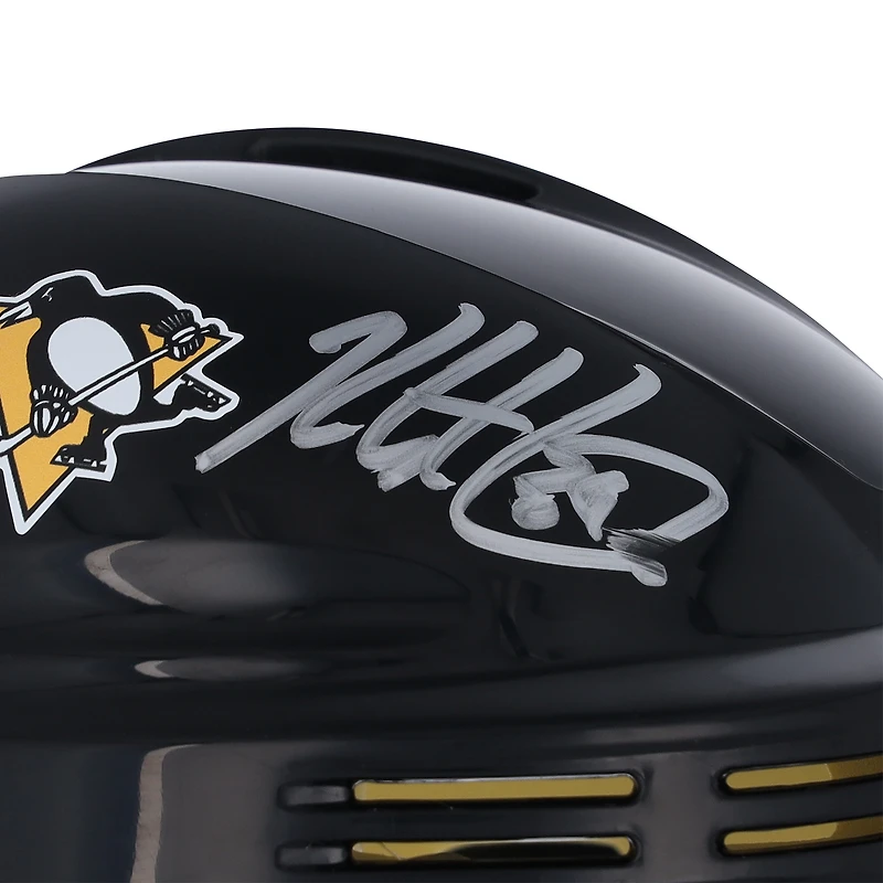 Kris Letang Pittsburgh Penguins Autographed Black Mini Helmet
