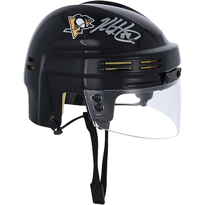 Kris Letang Pittsburgh Penguins Autographed Black Mini Helmet 
