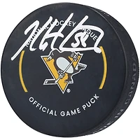 Rondelle de match officielle autographiée par Kris Letang des Penguins de Pittsburgh