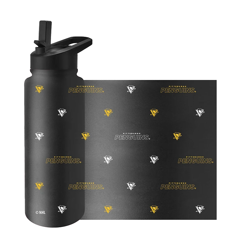 Logo Brands Pittsburgh Penguins 34oz. Steep and Repeat Quencher Bottle