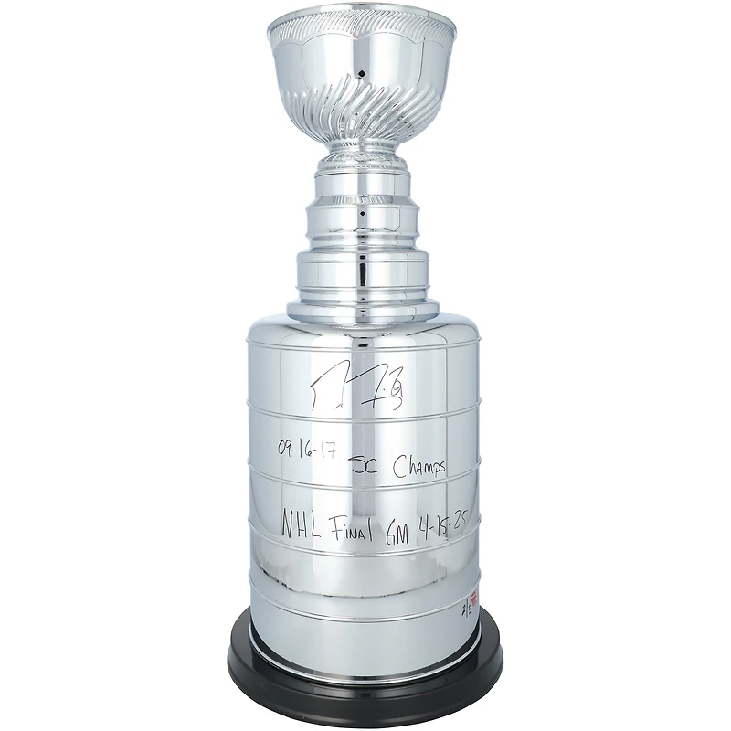 Marc-Andre Fleury Pittsburgh Penguins Autographed 2' Replica Stanley Cup with Multiple Inscriptions - Limited Edition of 5