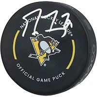Rondelle de match officielle autographiée par Marc-André Fleury des Penguins de Pittsburgh