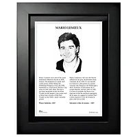Mario Lemieux Pittsburgh Penguins - Legends Line 12'' x 16'' Photo encadrée