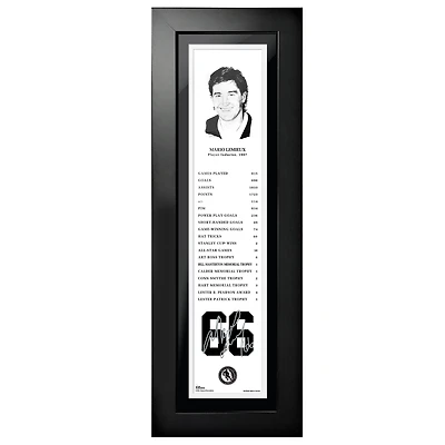 Mario Lemieux Pittsburgh Penguins - Legends Line 6'' x 22'' Framed Photo