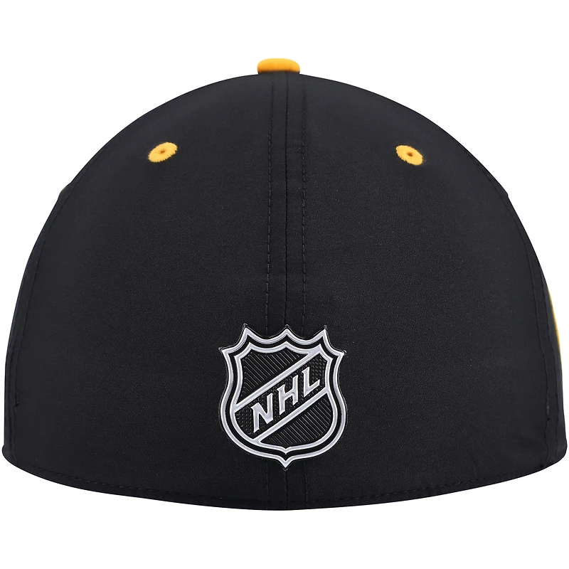 Casquette extensible authentique Pro Draft des Penguins de Pittsburgh Fanatics pour homme, noire