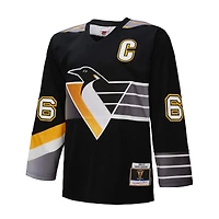 Maillot rétro Powerplay noir Mitchell & Ness Mario Lemieux des Penguins de Pittsburgh pour homme