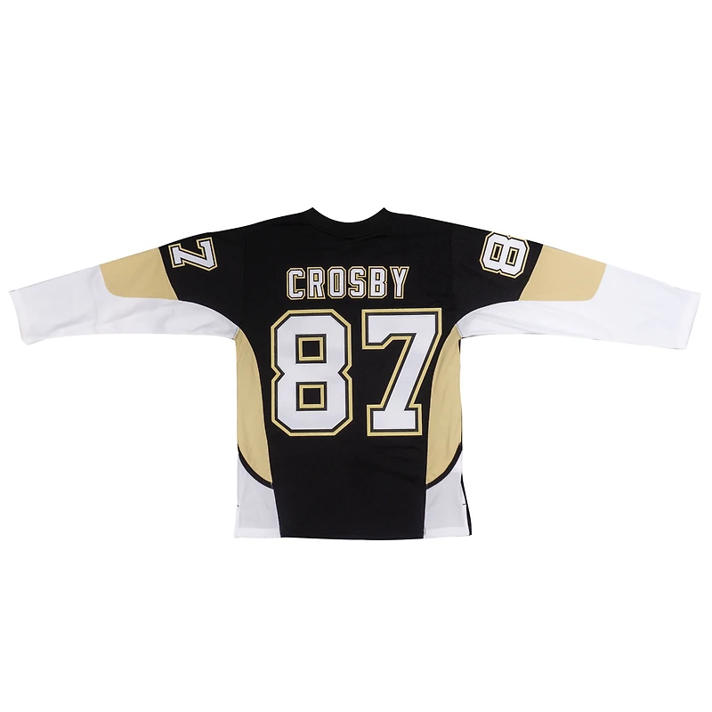Maillot de jeu puissance noir Mitchell & Ness Sidney Crosby des Penguins Pittsburgh 2008/09 pour homme