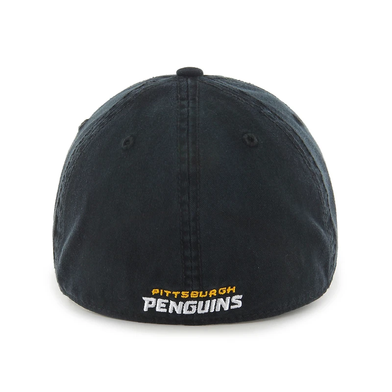 Casquette Flex Franchise Classic des Penguins de Pittsburgh '47 noires pour hommes