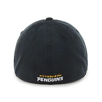 Casquette Flex Franchise Classic des Penguins de Pittsburgh '47 noires pour hommes