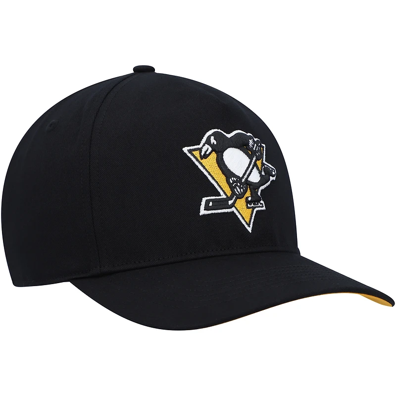 Casquette '47 Black Pittsburgh Penguins Primary Hitch Snapback pour homme