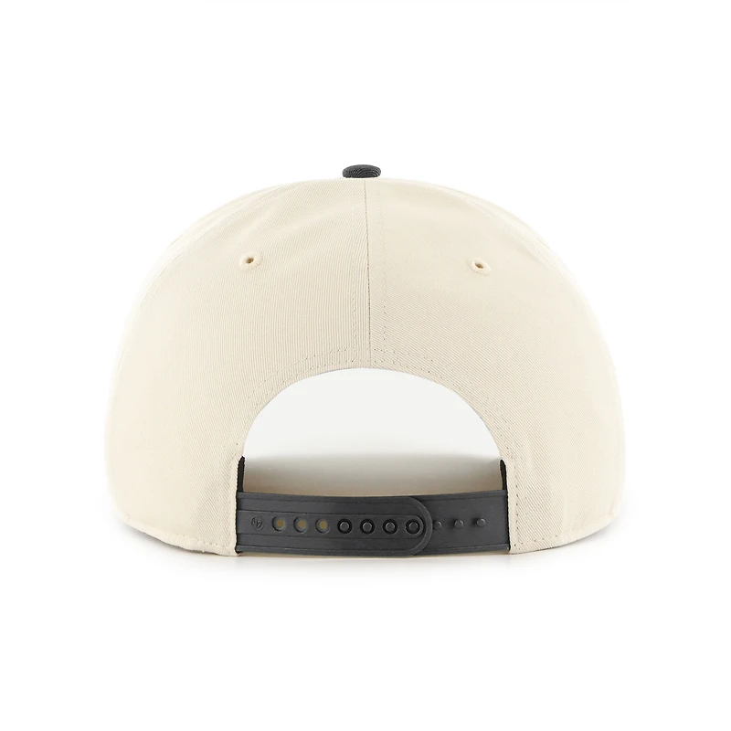 Men's '47 Cream/Black Pittsburgh Penguins Logo Hitch Adjustable Hat