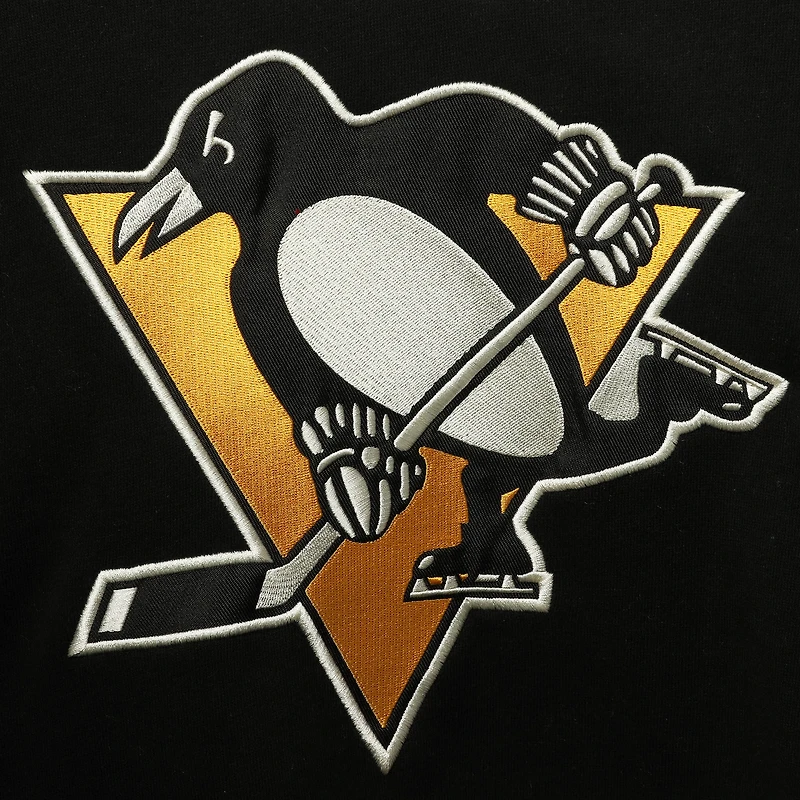 Sweat à capuche noir '47 Sidney Crosby pour homme avec nom et numéro de joueur des Penguins Pittsburgh