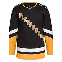 Adidas noir Pittsburgh Penguins 2021/22 Alternate pour homme - Maillot authentique Primegreen
