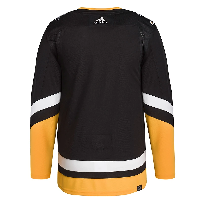 Adidas noir Pittsburgh Penguins 2021/22 Alternate pour homme - Maillot authentique Primegreen