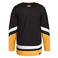 Adidas noir Pittsburgh Penguins 2021/22 Alternate pour homme - Maillot authentique Primegreen