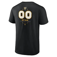 Men's Black Pittsburgh Penguins Custom Midfielder T-Shirt