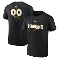 Men's Black Pittsburgh Penguins Custom Midfielder T-Shirt