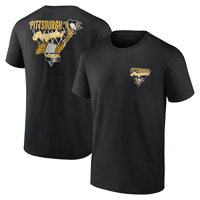 Men's  Black Pittsburgh Penguins Net Slap T-Shirt