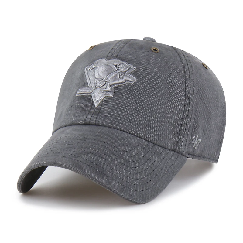 Casquette ajustable Carhartt x '47 Pittsburgh Penguins Clean Up couleur anthracite pour homme