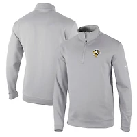 Men's Columbia Gray Pittsburgh Penguins Wickham Hills Omni-Wick Quarter-Zip Jacket