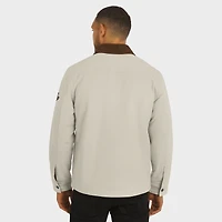 Veste en toile mi-lourde à boutons pour homme de la collection Darius Rucker Fanatics, couleur tan, des Penguins Pittsburgh