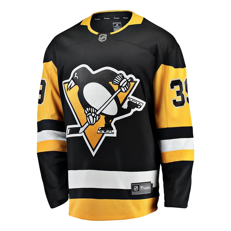 Men's Fanatics Anthony Mantha Black Pittsburgh Penguins Home Breakaway Jersey