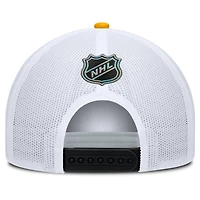Men's Fanatics Black/White Pittsburgh Penguins Authentic Pro Rink A-Frame Adjustable Hat
