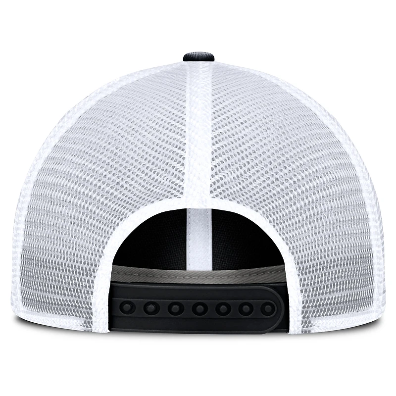 Casquette ajustable Averie Trucker noire/blanche pour hommes des Penguins de Pittsburgh Fanatics