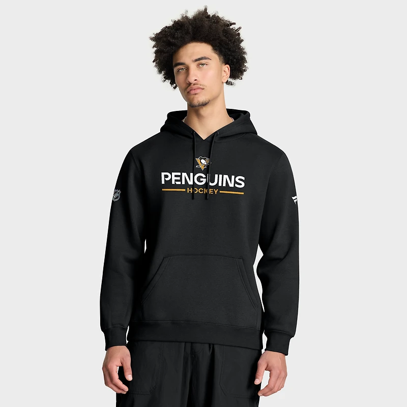 Men's Fanatics Black Pittsburgh Penguins Authentic Pro Primary Hoodie