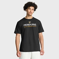 Men's Fanatics Black Pittsburgh Penguins Authentic Pro Primary T-Shirt