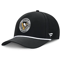 Men's Fanatics Black Pittsburgh Penguins Authentic Pro Rink Adjustable Hat