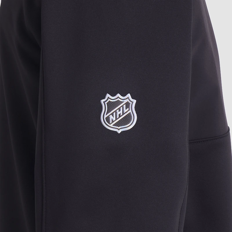 Veste zippée intégrale authentique Pro Rink des Penguins de Pittsburgh pour homme, noire, Fanatics