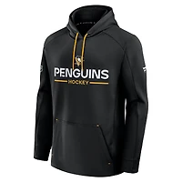 Sweat à capuche authentique Pro Rink des Penguins de Pittsburgh Fanatics Gold pour hommes