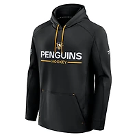 Men's Fanatics Black Pittsburgh Penguins Authentic Pro Rink Hoodie