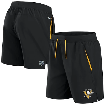 Men's Fanatics Black Pittsburgh Penguins Authentic Pro Rink Performance Shorts