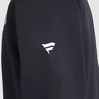 Men's Fanatics Black Pittsburgh Penguins Authentic Pro Rink Raglan Quarter-Zip Pullover