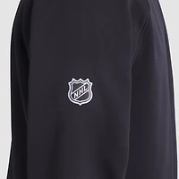 Men's Fanatics Black Pittsburgh Penguins Authentic Pro Rink Raglan Quarter-Zip Pullover