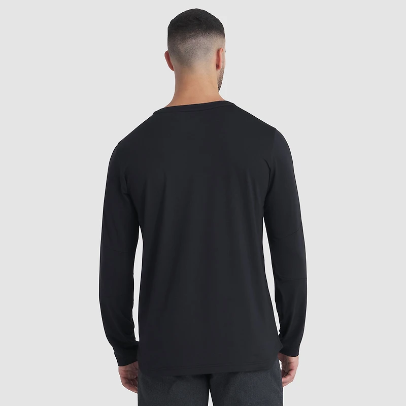 Men's Fanatics Black Pittsburgh Penguins Authentic Pro Rink Tech Long Sleeve T-Shirt