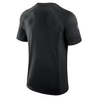 T-shirt technique authentique Pro Rink des Penguins de Pittsburgh pour hommes Fanatics noir