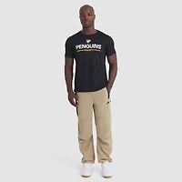 T-shirt technique authentique Pro Rink des Penguins de Pittsburgh pour hommes, noir, Fanatics