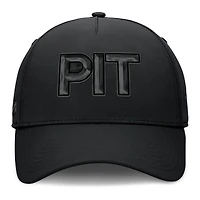 Men's Fanatics Black Pittsburgh Penguins Authentic Pro Road Team Code Flex Hat