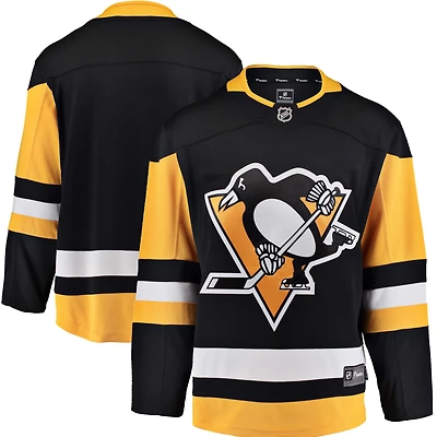 Men's Fanatics Black Pittsburgh Penguins Breakaway - Blank Jersey
