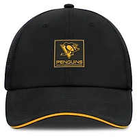 Men's Fanatics Black Pittsburgh Penguins Driver Adjustable Hat