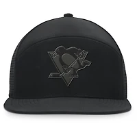 Casquette ajustable noire pour homme Fanatics Pittsburgh Penguins Front Office