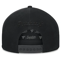 Men's Fanatics Black Pittsburgh Penguins Front Office Adjustable Hat