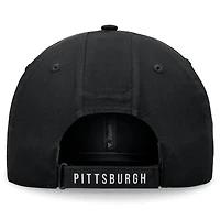 Men's Fanatics Black Pittsburgh Penguins Front Office Ripstop Adjustable Hat