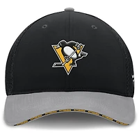 Men's Fanatics Black Pittsburgh Penguins Fundamentals Span Flex Hat